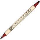 ZIG MS Fine & Chisel Marker 203 A. Burgundy