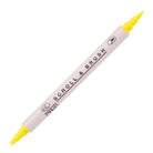 ZIG MS Scroll & Brush Marker 050 Pure Yellow
