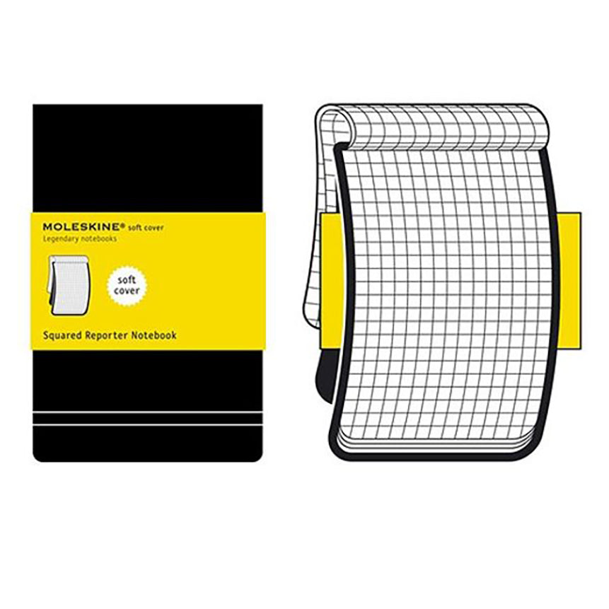 MOLESKINE Classic Reporter L Squared Black