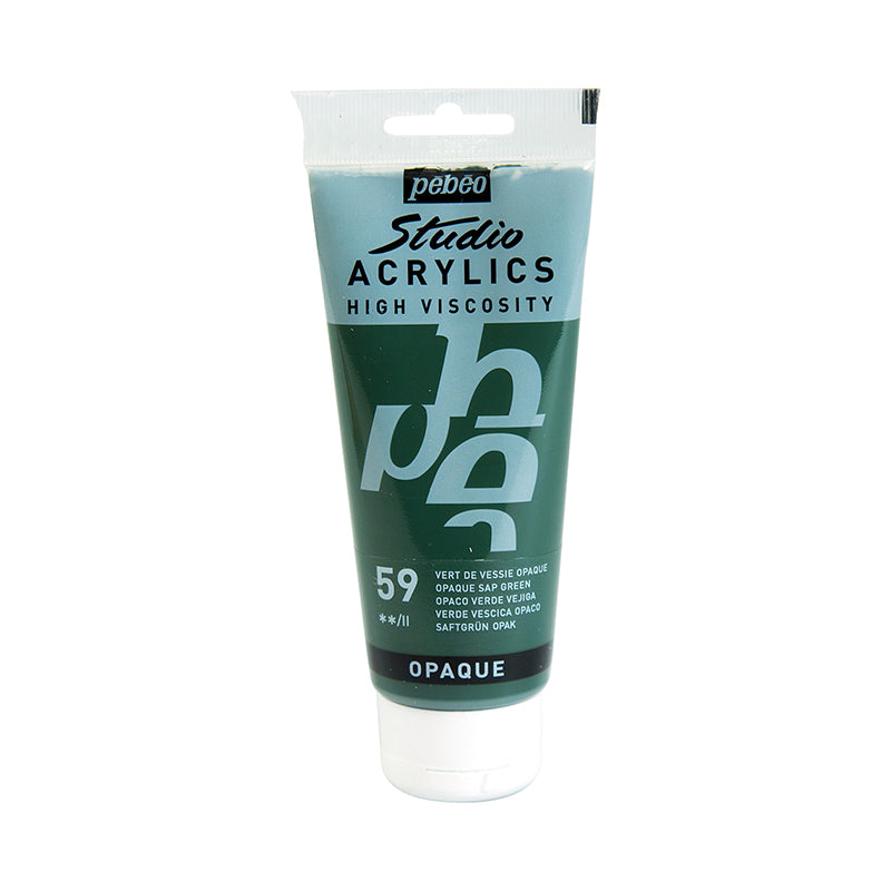 PEBEO Studio Acrylics High Viscosity 100ml Sap Green