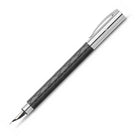 FABER-CASTELL DESIGN Ambition Rhombus Black Fountain Pen-Medium Default Title