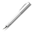 FABER-CASTELL DESIGN Ondoro White Fountain Pen-Medium Default Title