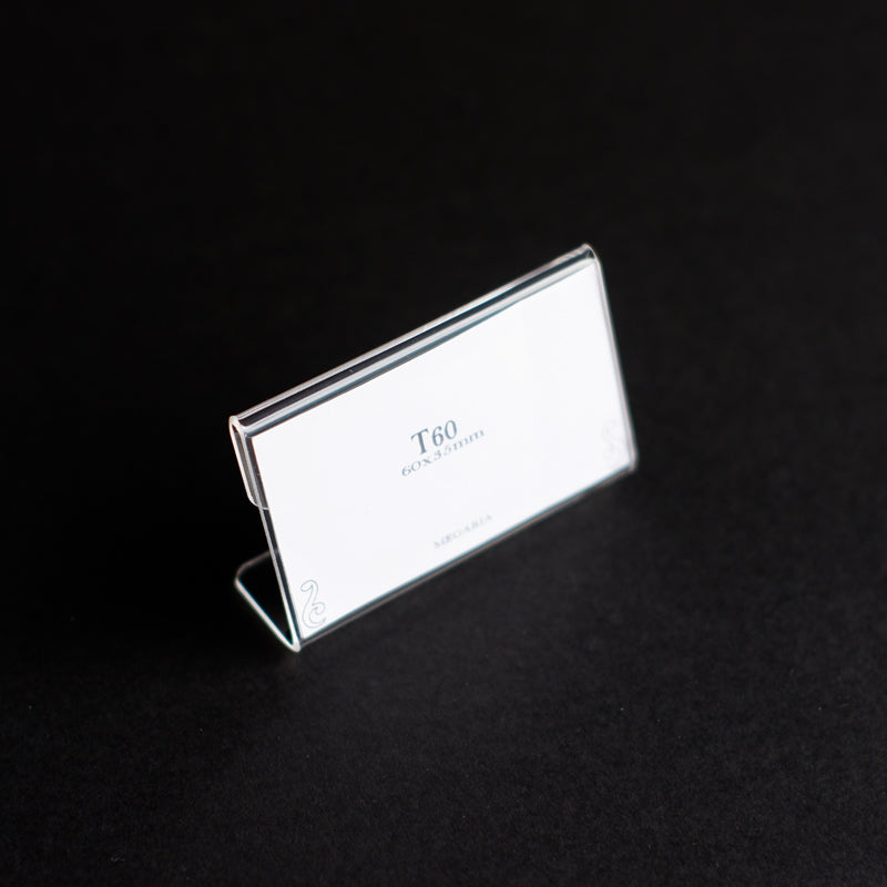 Card Stand L-Shaped 60mm (1.5MMx60x40x40)