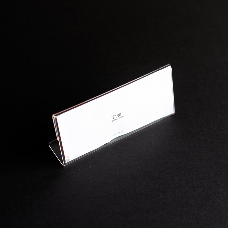 Card Stand L-Shaped 120mm (1.5MMx120x60x40)