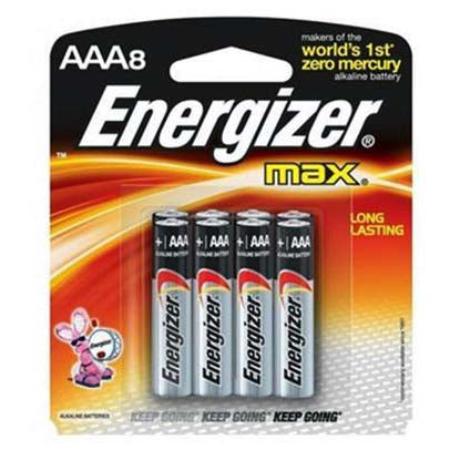 ENERGIZER Max AAA 8pcs E92BP8M