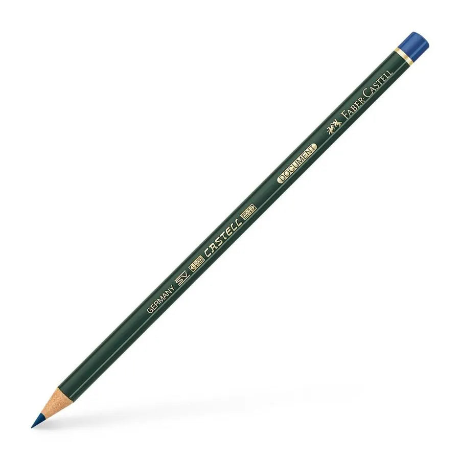 FABER-CASTELL Indelible Pencil 119151 Document Blue 12s