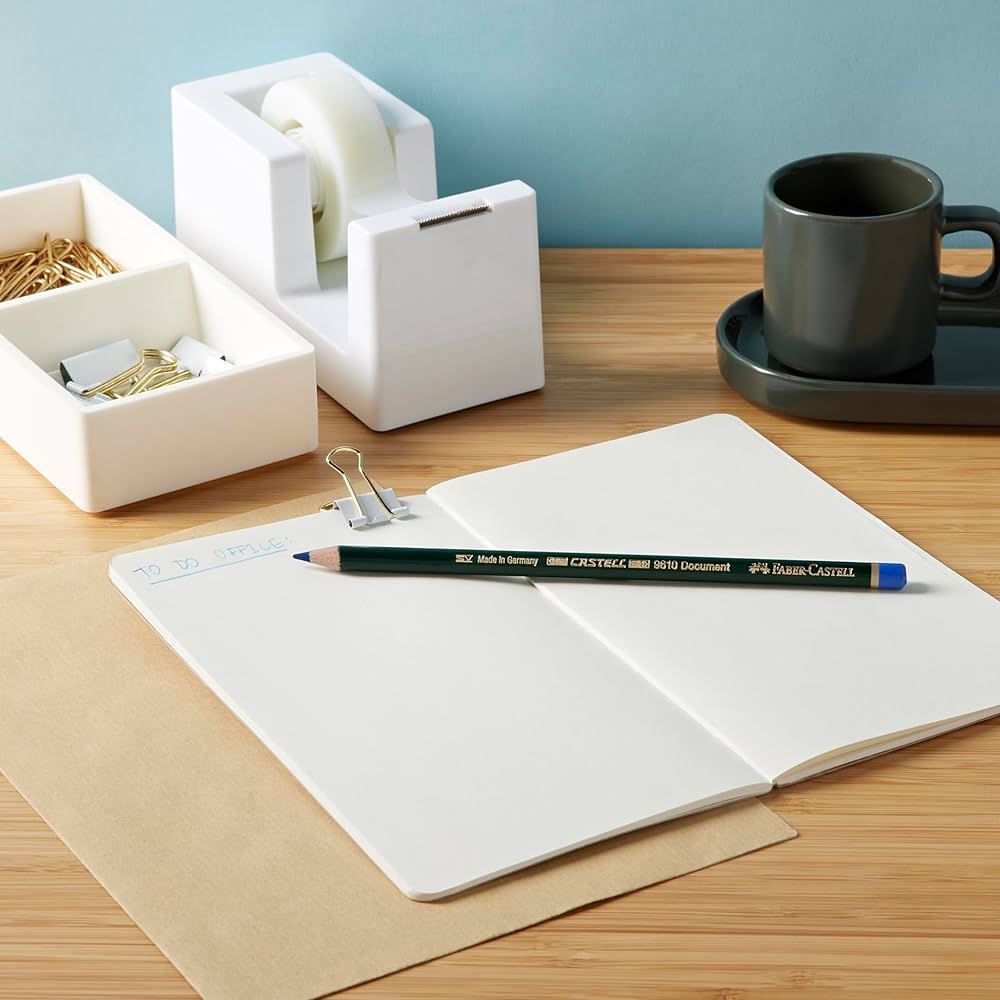 FABER-CASTELL Indelible Pencil 119151 Document Blue 12s