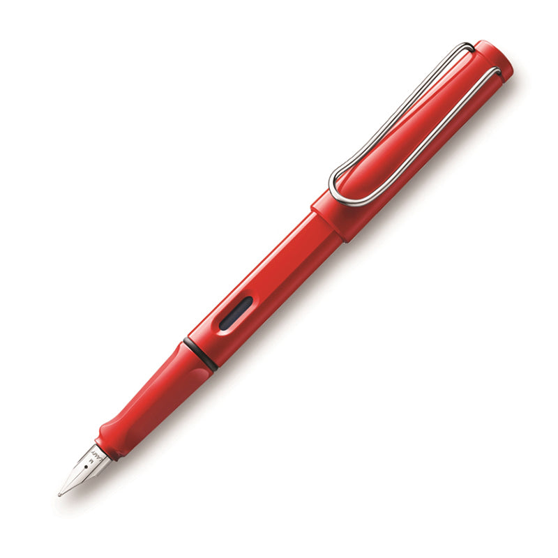 LAMY Safari Shiny Red 016 Fountain Pen-Extra Fine