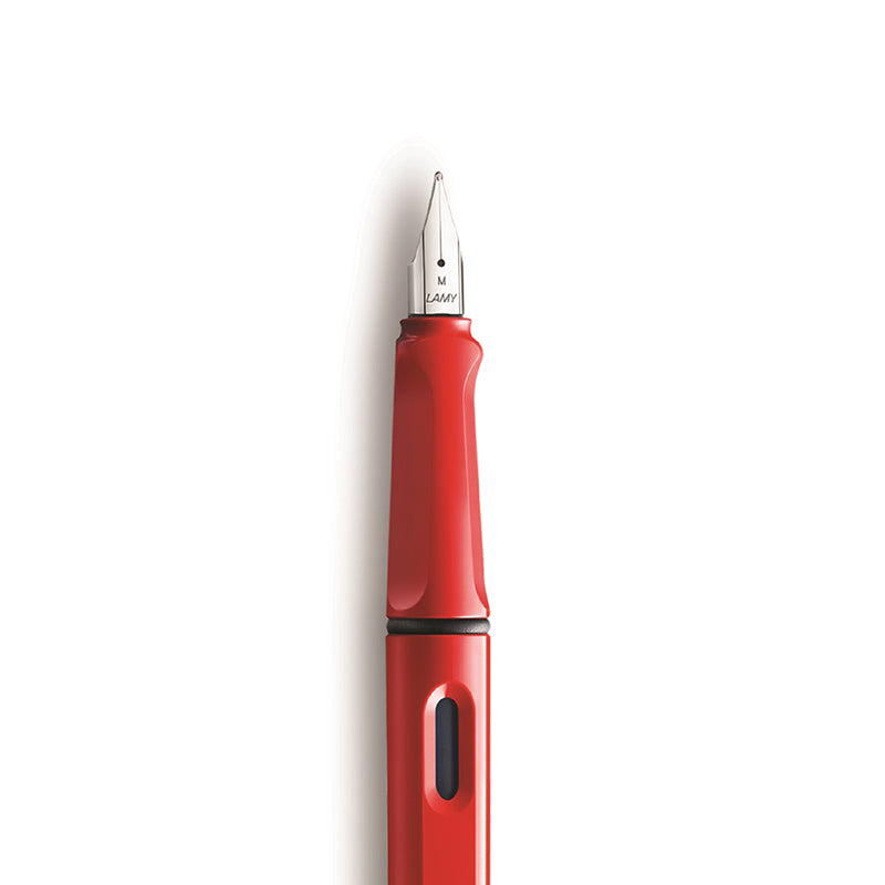 LAMY Safari Shiny Red 016 Fountain Pen-Extra Fine