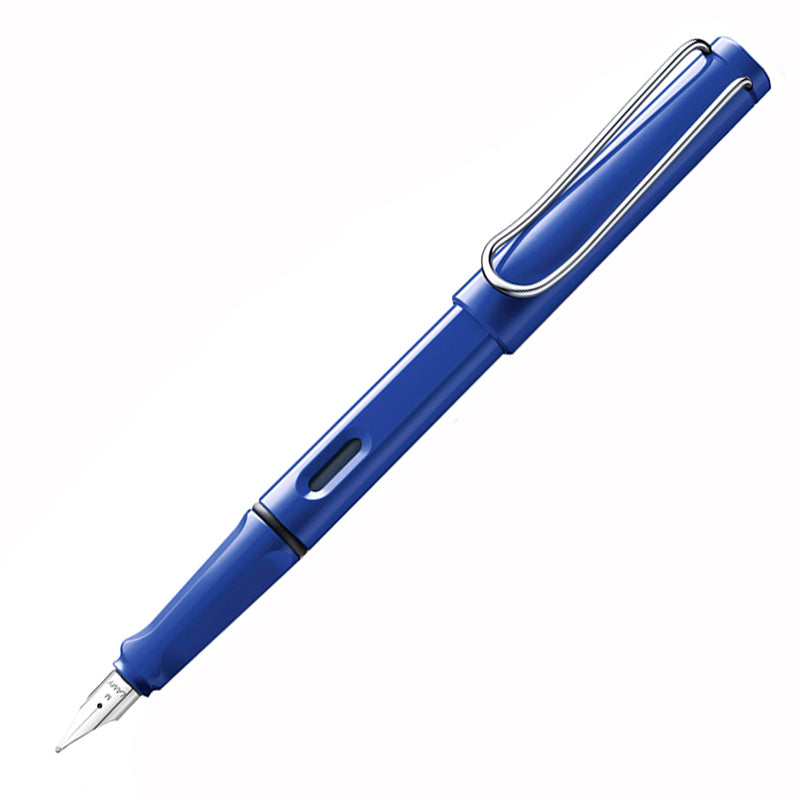 LAMY Safari Shiny Blue 014 Fountain Pen-Extra Fine