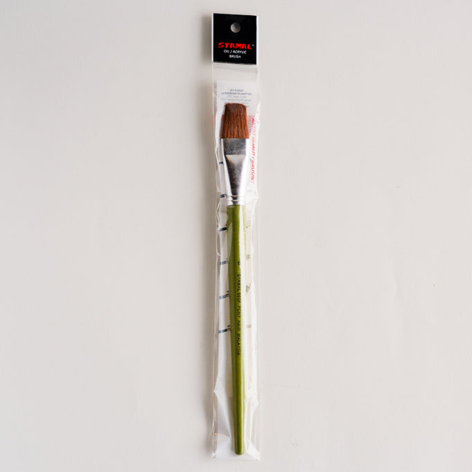 SYAMAL Brush 665F Watercolour Pony Hair Flat-12