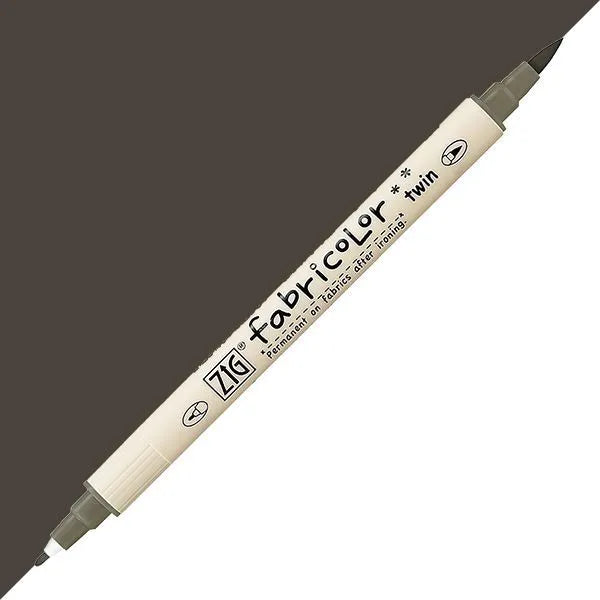 ZIG Fabricolor Twin Tip Marker 093 Green Gray