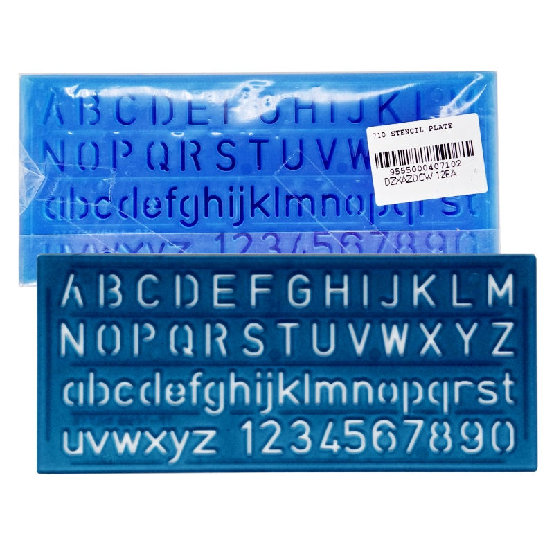 Lettering Stencil 710 10mm Block Letters