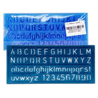 705 LETTERING STENCIL 5mm BLOCK LETTERS RM0.60