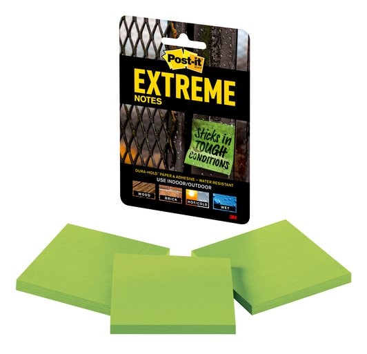 3M Post-it Economic Notes 657E 3.81x3in Green