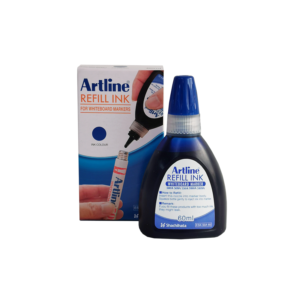 ARTLINE W/Board Ink 60cc-Blu