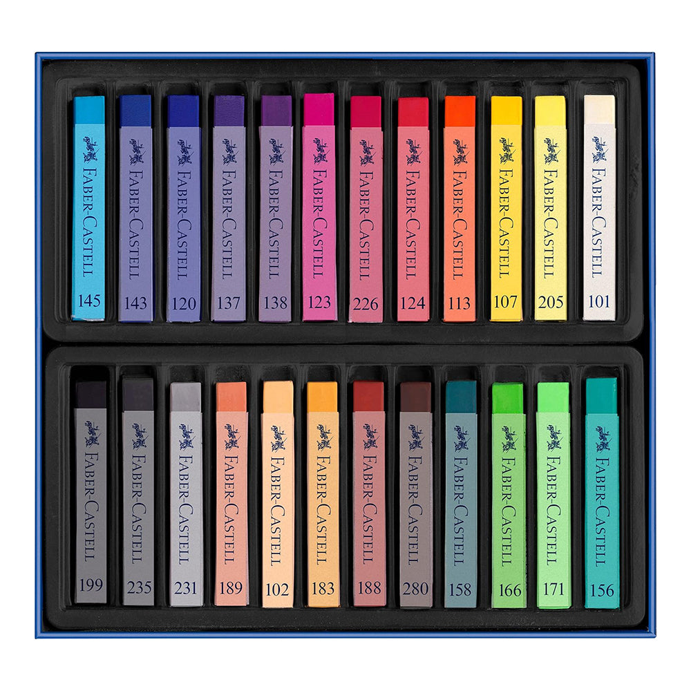 FABER-CASTELL Creative Studio Soft Pastels Cardboard of 24