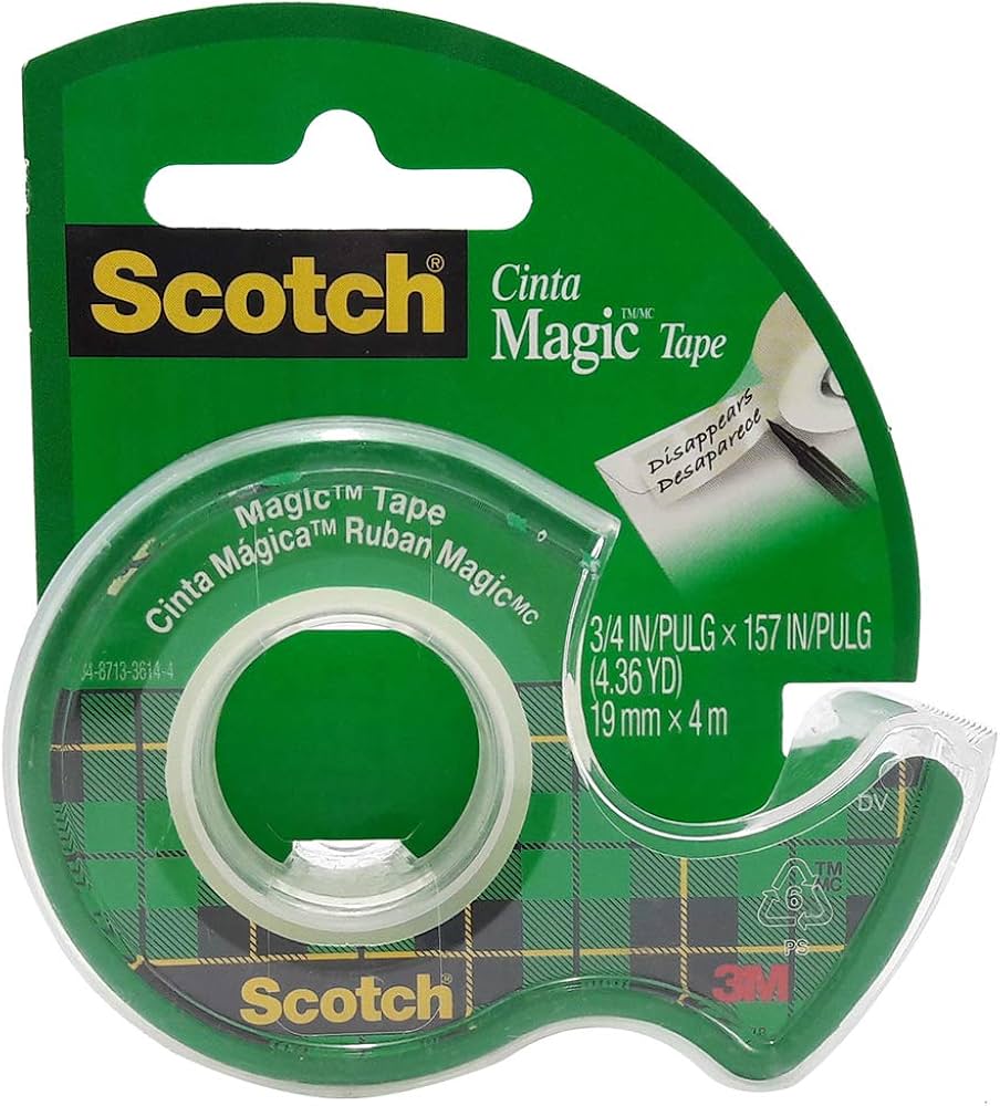 3M Scotch Magic Tape+Dispenser 103-F 19mmx4M (Cinta)