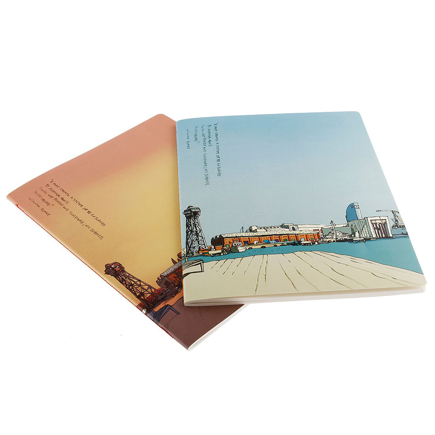 MOLESKINE Cahier XL Ruled Harbour Set of 2