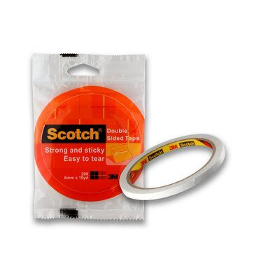 3M Scotch Double-Sided Tape 200 12mmx10Y Default Title