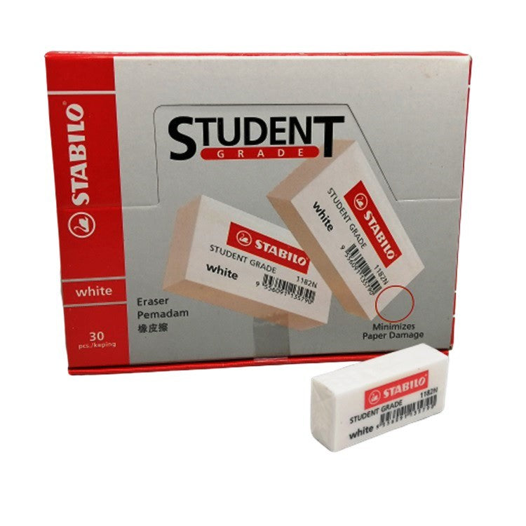 STABILO Student Grade 1182N White Eraser 30s