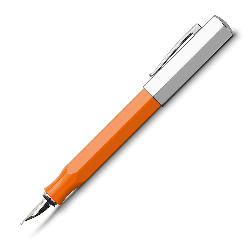 FABER-CASTELL DESIGN Ondoro Orange Fountain Pen-Medium Default Title