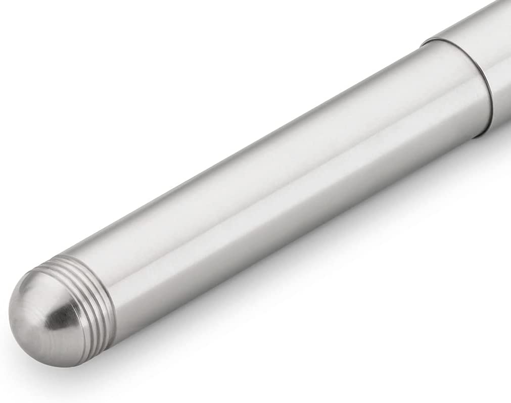 KAWECO Liliput Aluminium Silver Fountain Pen-Medium Default Title