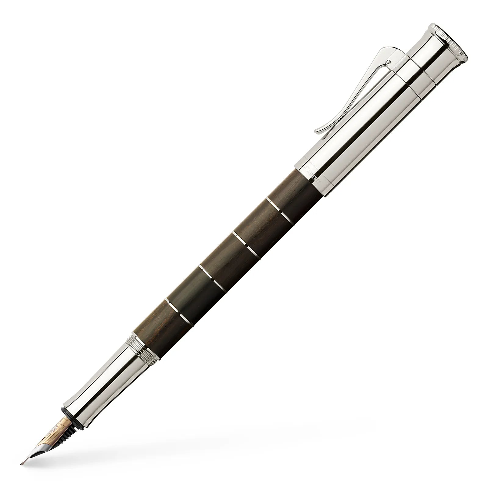 GRAF VON FABER CASTELL Anello Grenadilla Classic Fountain Pen-Medium
