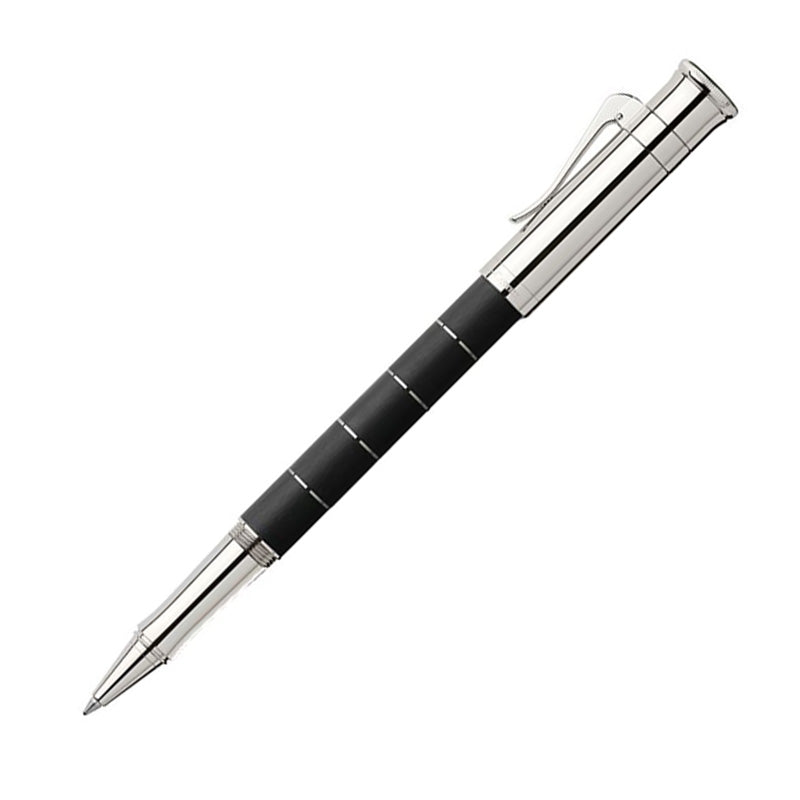 GRAF VON FABER CASTELL Anello Ebony Platinum Rollerball
