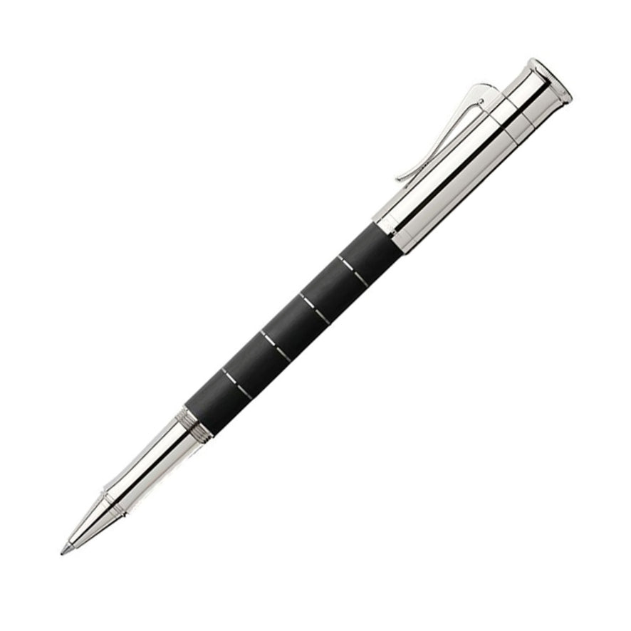 GRAF VON FABER CASTELL Anello Ebony Platinum Rollerball