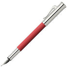 GRAF VON FABER CASTELL Guilloche Coral Red Fountain Pen-Medium