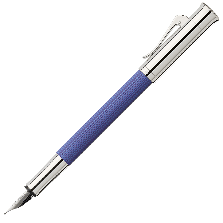 GRAF VON FABER CASTELL Guilloche Indigo Fountain Pen-Medium