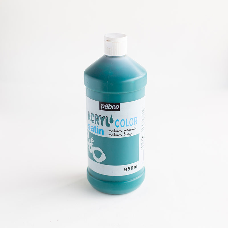 PEBEO acrylcolor Satin 950Ml #12 Pthalo Green