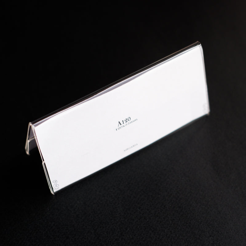 Card Stand A-Shaped 120mm (2MMx120x45x60)