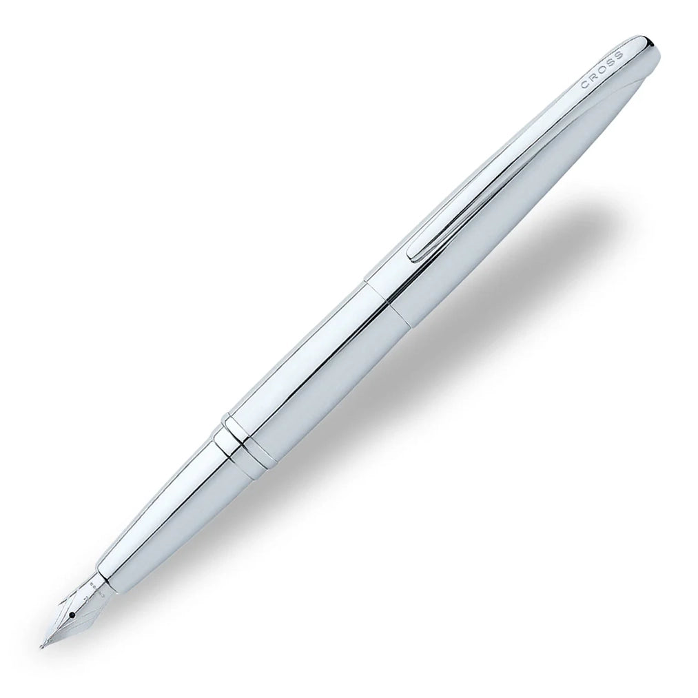 CROSS ATX Pure Chrome AT886-2MS Fountain Pen-Medium