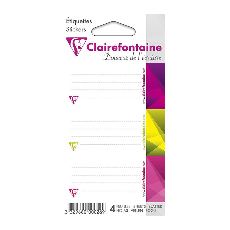 CLAIREFONTAINE Adhesive Labels Metric 12 Assorted Default Title