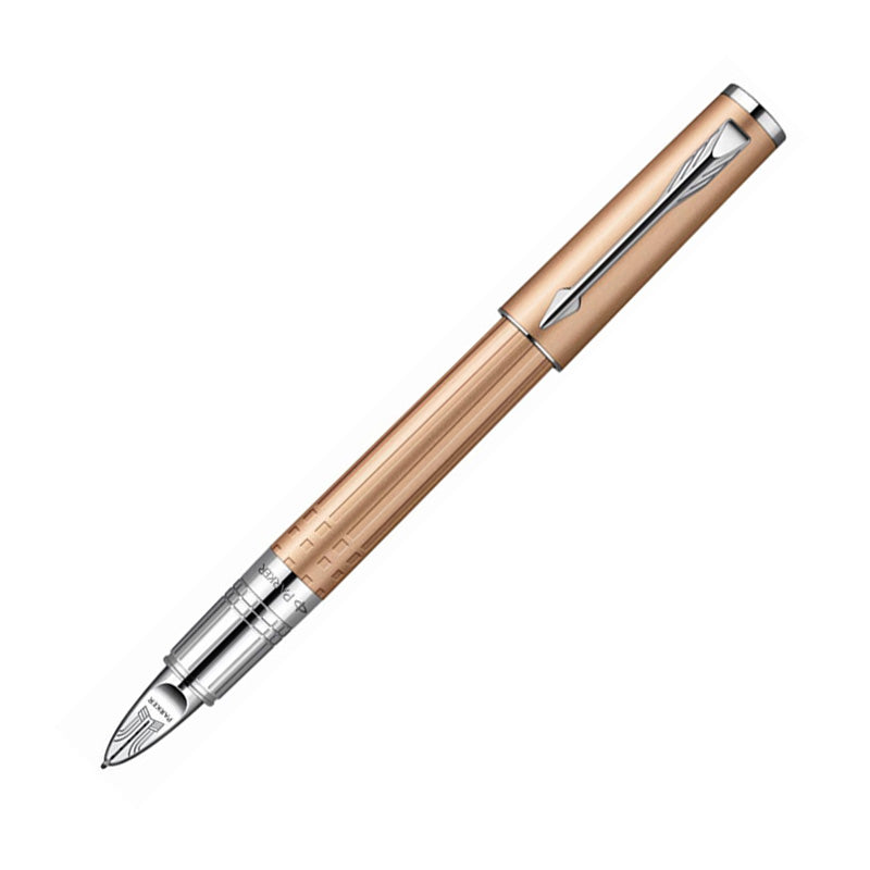 PARKER Ingenuity 5th Technology Pen Slim Daring Pink Gold with Chrome Trim