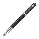 PARKER Ingenuity 5th Technology Pen Large Daring Black Rubber with Chrome Trim