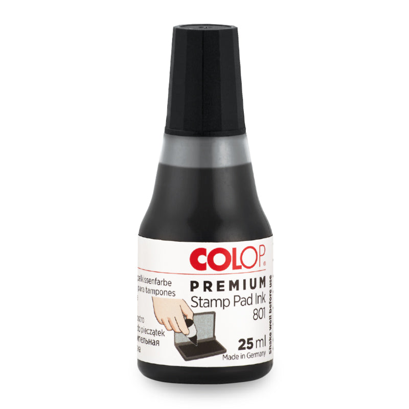 COLOP Refill Ink 25ml 801 Black Default Title