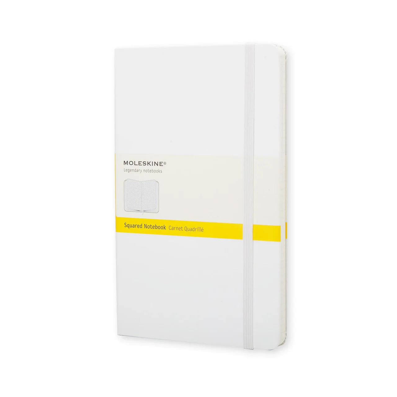 MOLESKINE Colored Pocket Squared Hard White