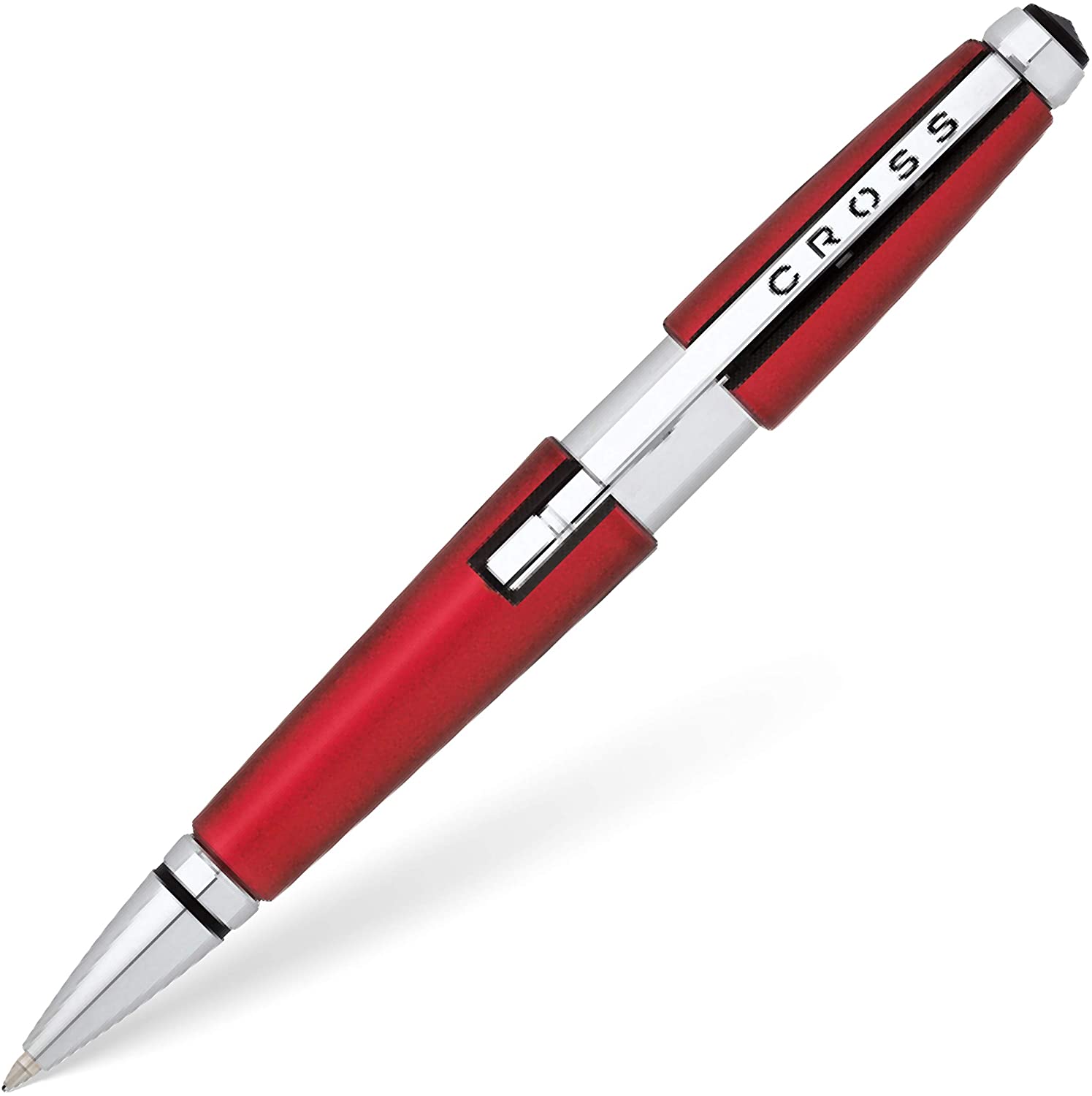 FABER-CASTELL CROSS Edge Red W/Polished Chrome Center Roller Default Title