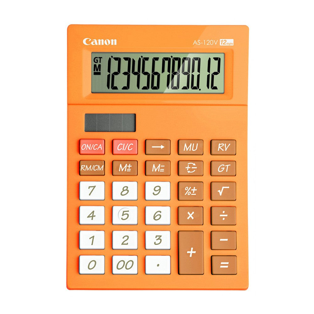 CANON Calculator 12D AS-120V Orange