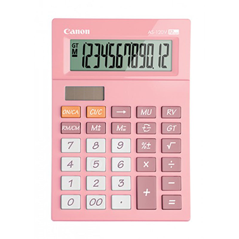 CANON Calculator 12D AS-120V Pink