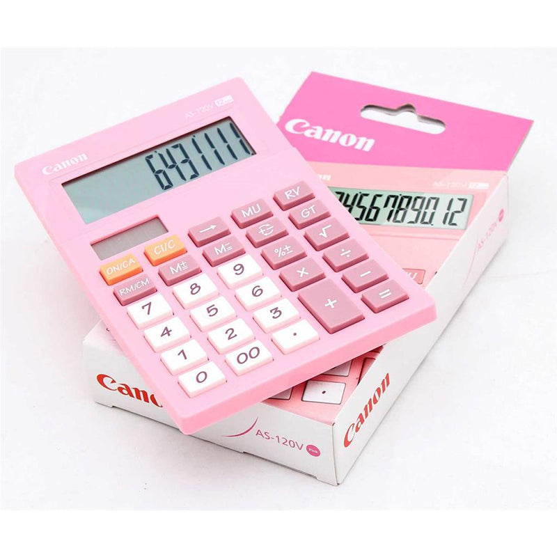 CANON Calculator 12D AS-120V Pink