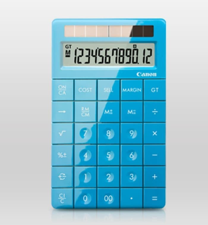 CANON Calculator X-Mark 1 Blue