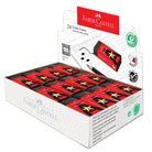 FABER-CASTELL Dust Free Eraser 187134 Exam Grade Black 24s