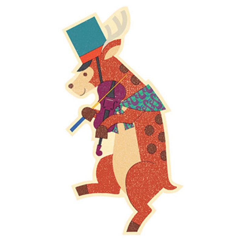 Animal Marching Band Notecard Set