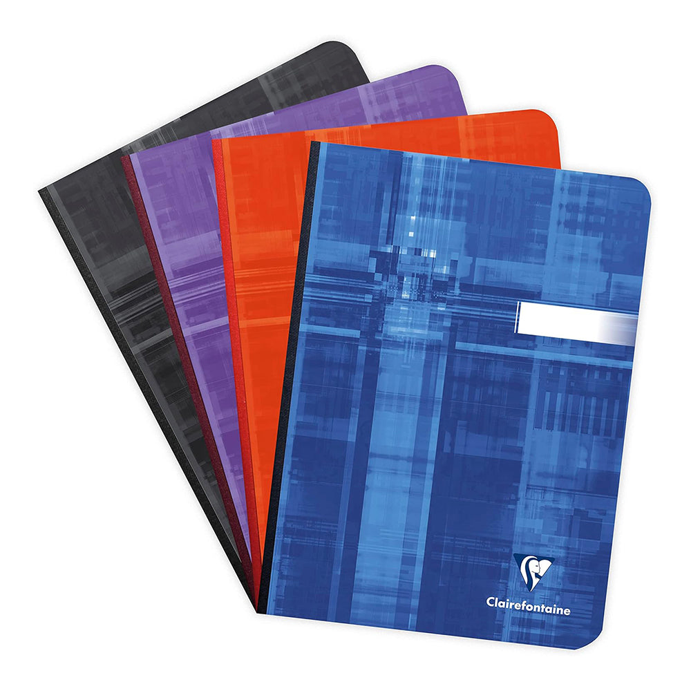 CLAIREFONTAINE Clothbound Notebook 14.8x21cm 96s 5x5 Sq