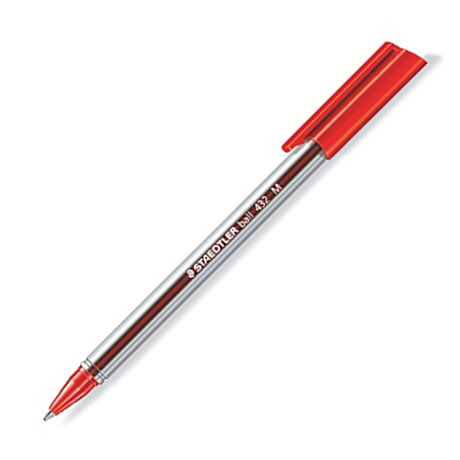 STAEDTLER ball 432 Ball Pen-M 1.0mm Red
