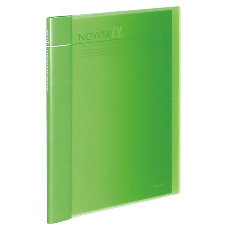 KOKUYO Novita Alpha Clear Book A4 24g NT24 L.Green Default Title